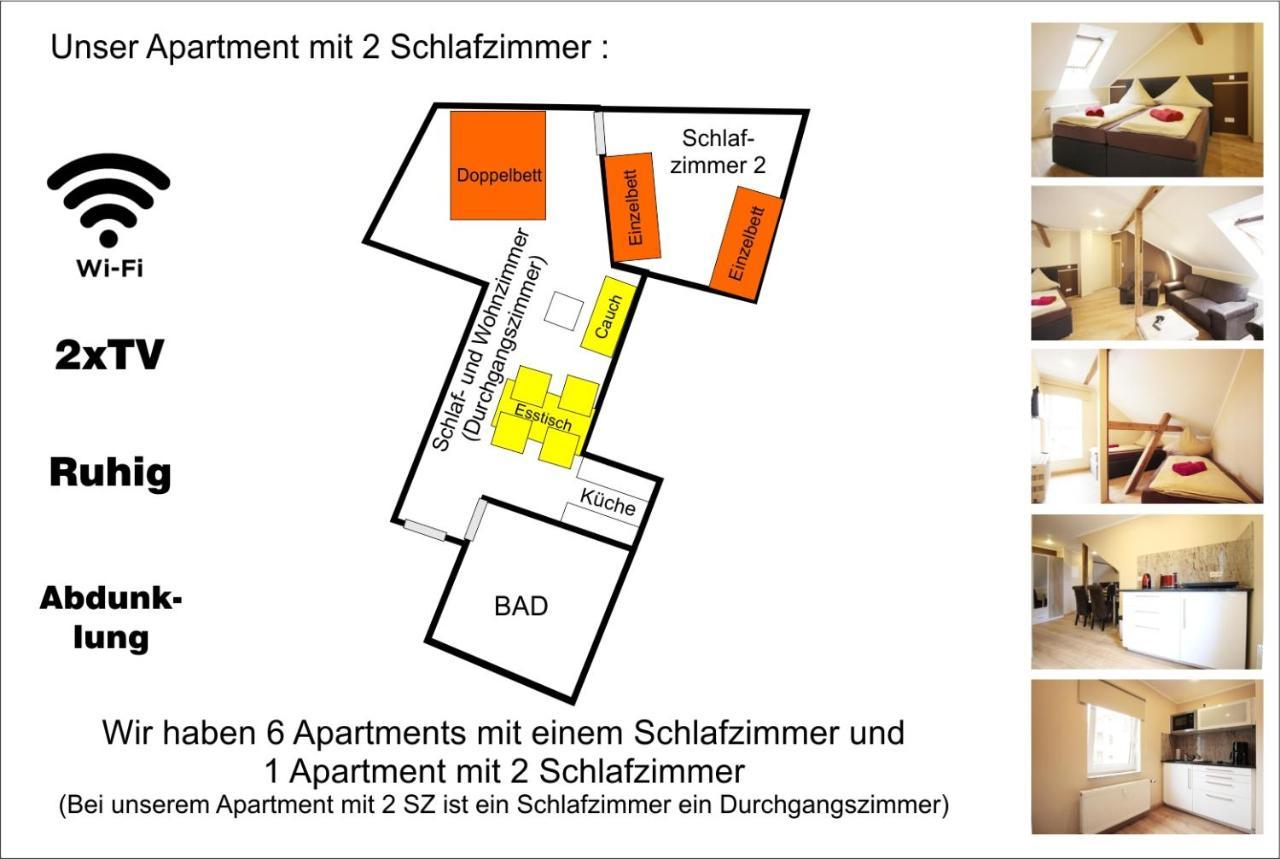 Apartments Roehrstrasse Weimar  Exterior foto